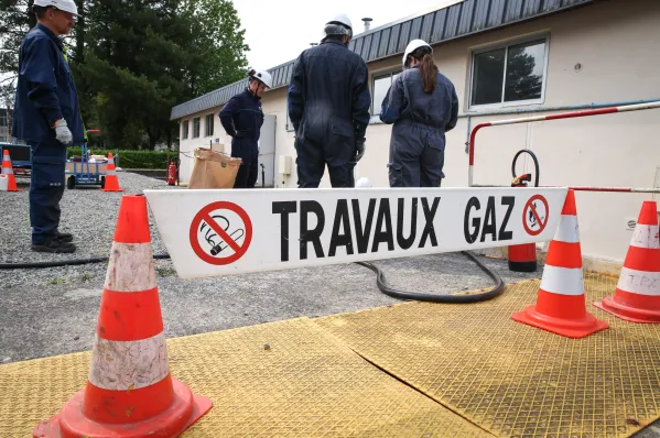 Travaux gaz